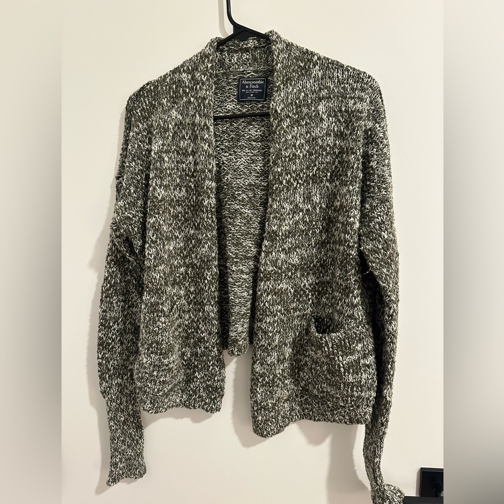 Abercrombie and Fitch Green Cardigan